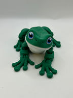 3D Printed Whites Tree Frog Articulated Toy