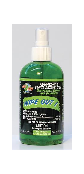 Zoo Med Wipe Out Disinfectant, Cleaner and Deodorizer (4.25 oz)